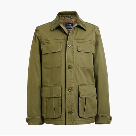 J. Crew Other - J.Crew Flannel Lined Utility Barn Jacket
